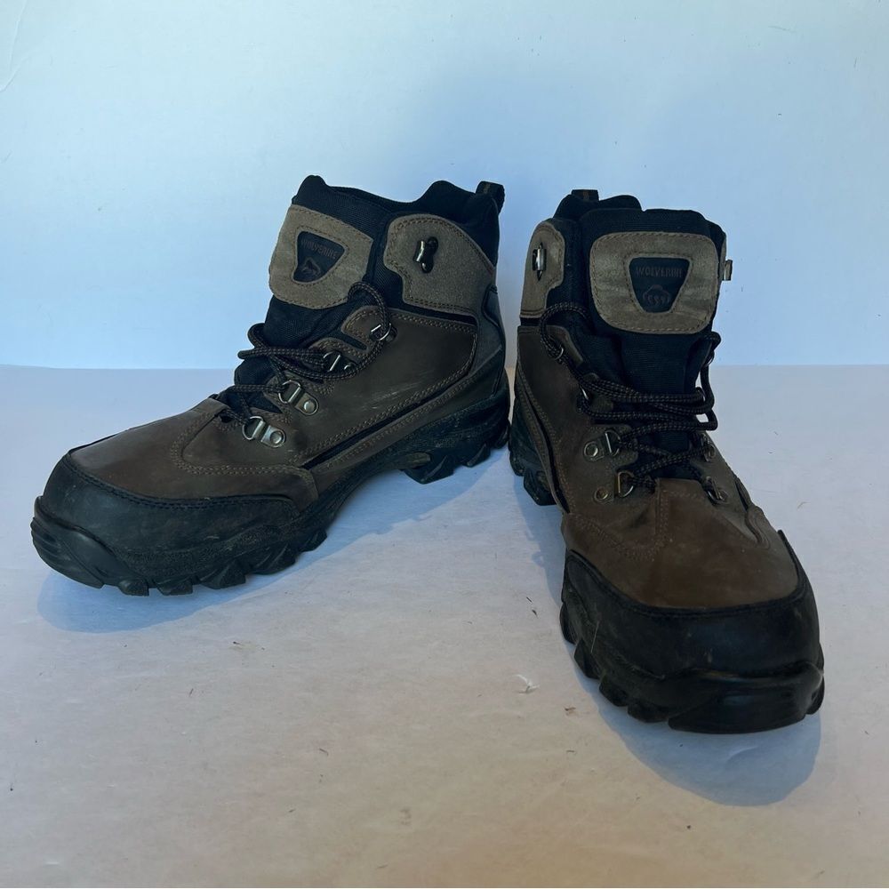 Wolverine Men's Waterproof Hiking Boots Brown/Black Size 11M Lace Up